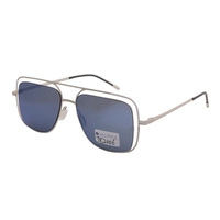 New Design Silver Stainless Steel Anti-Reflective Metal Sunglasses Unisex